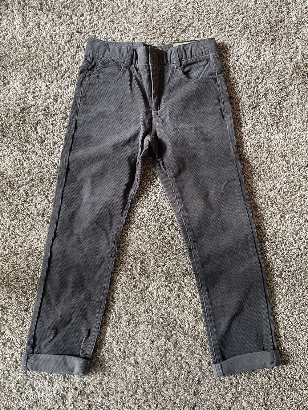 Zara Boys Courdrouy Straight-Leg Pants